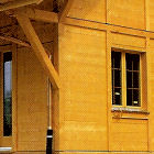 solid wood infill wall that can be produced with this machine