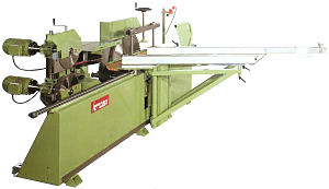 oblique view of tenon cutting machine