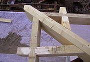 dovetail mortise and tenon in jack rafter