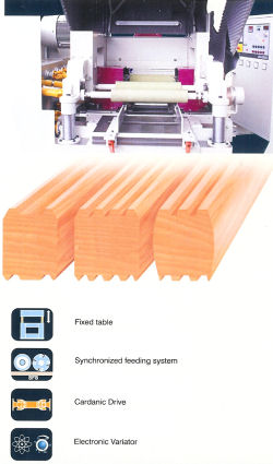 Profiled boards with Rekor f-4-sided planer