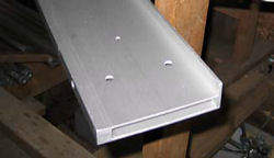 saw blade guide track
