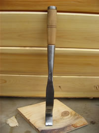 Swan neck chisel