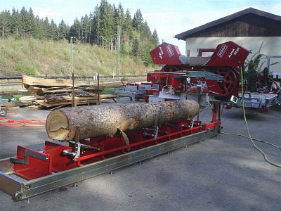 Serra Alpina portable sawmill