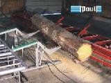Video of Bavaria mobile sawmill working with an edger
