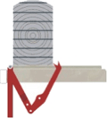 Saw as edged lumber